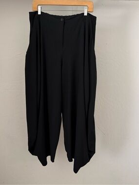 Oska Black Drape-y Culottes - Oska Size 4